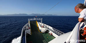 On-board a ferry to Kefalonia