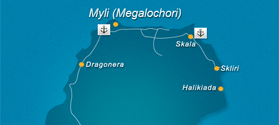 Map Agistri 
