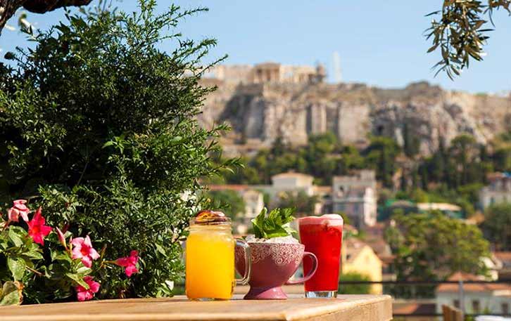 360 Roof Garden Bar in Athens