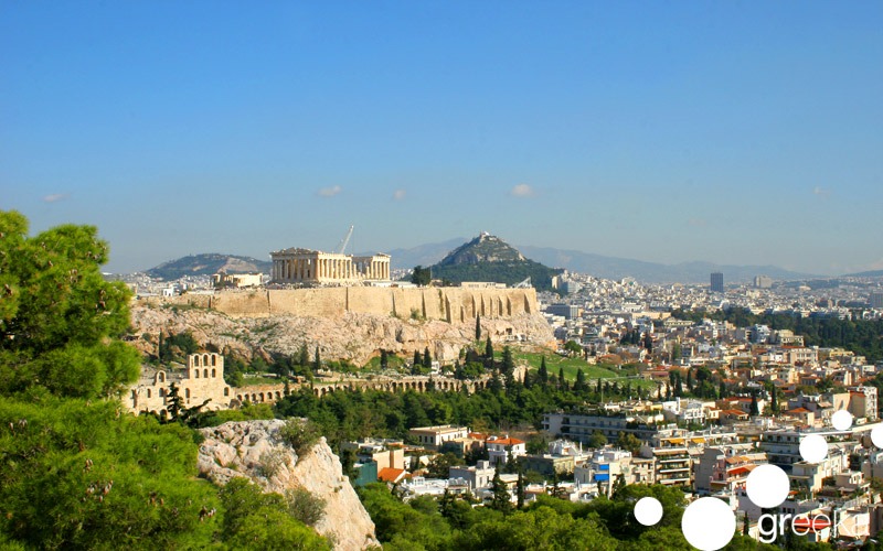 Best places with panoramic view of Athens: the Acropolis Hill