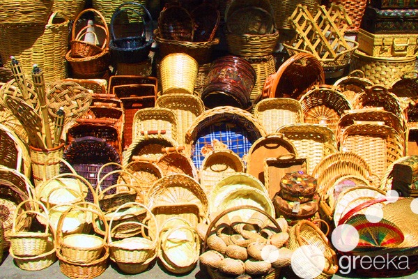 What to buy in Athens: Handmade baskets in Monastiraki