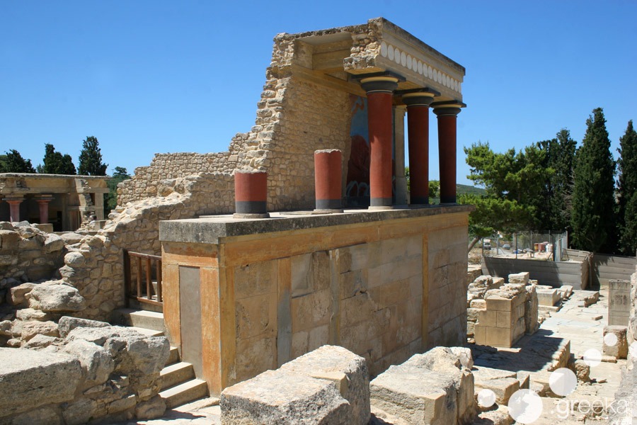 Knossos Minoan Palace in Crete