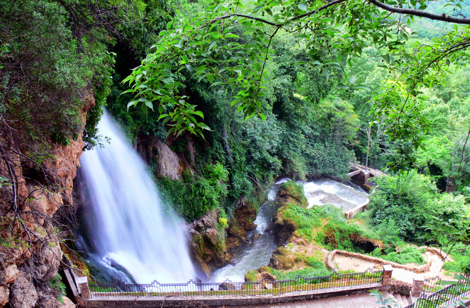 Edessa, Wasserfälle.