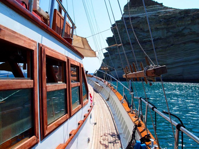 Greek island activities: Sailing in the Greek islands
