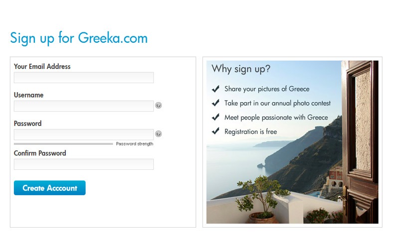 Become a Member in Greeka.com