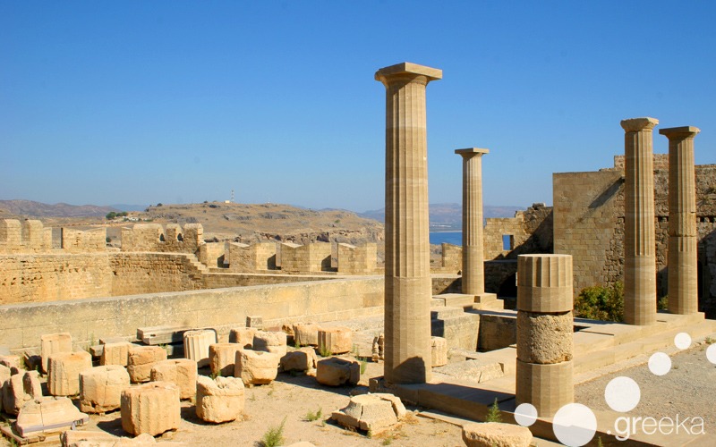 Rhodes day trips: to Lindos Ancient Acropolis