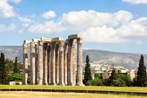 The Temple of Olympian Zeus.