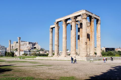 The Temple of Olympian Zeus.