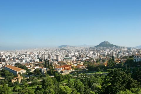 Athens city view.