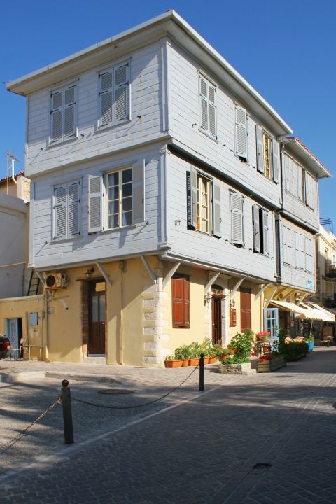 Many old, two-storey buildings are transformed into lovely cafes.