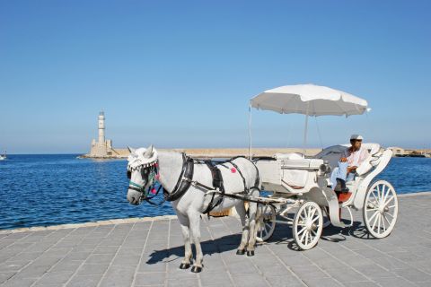 A horse carriage in Chania town.