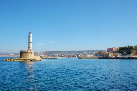 The lighthouse of Chania.
