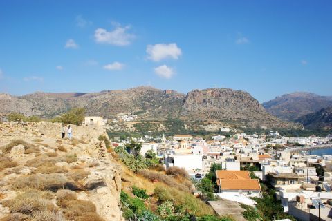 View of Paleochora village, Chania.