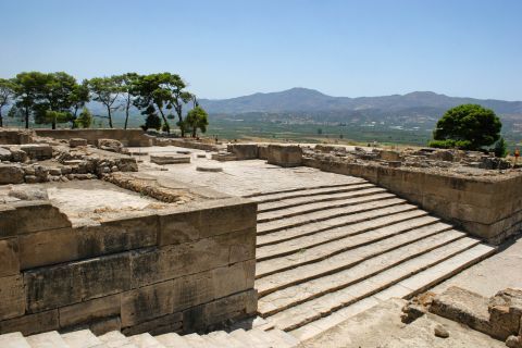 The ancient site of Festos. Heraklion, Crete.