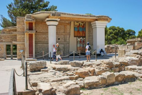 The ancient site of Knossos. Heraklion, Crete.