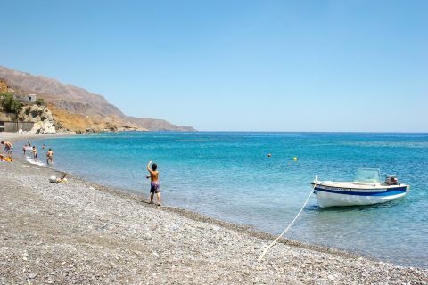 Treis Ekklisies beach. Heraklion, Crete.