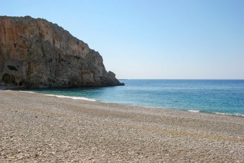Agiofaraggo beach. Heraklion, Crete.