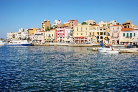 Agios Nikolaos port. Lassithi, Crete.