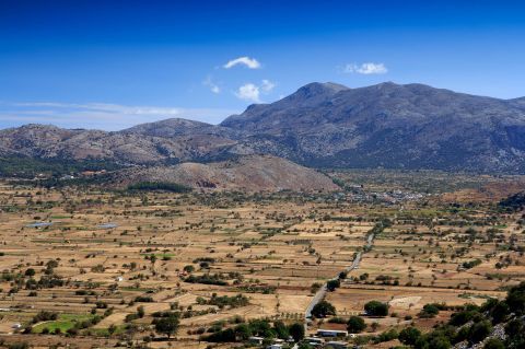 Vast plains and hills. Lassithi, Crete.
