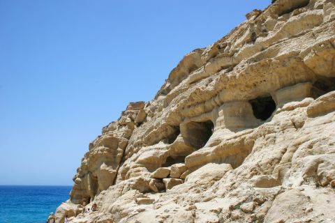 Matala caves.