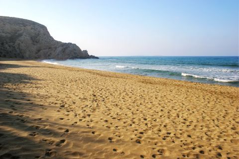 Soft sand. Klisidi beach, Anafi.
