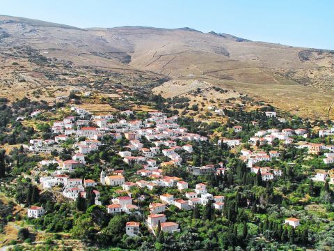 Mesathouri village, Andros.