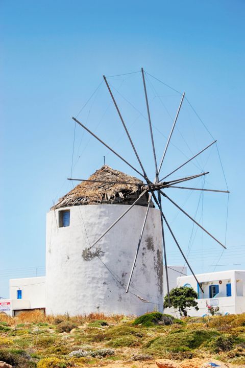 Traditional windmill in Chora