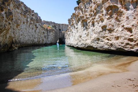 Papafragas beach in Milos