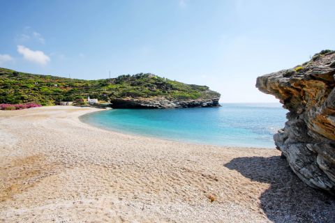 Vitali beach in Andros