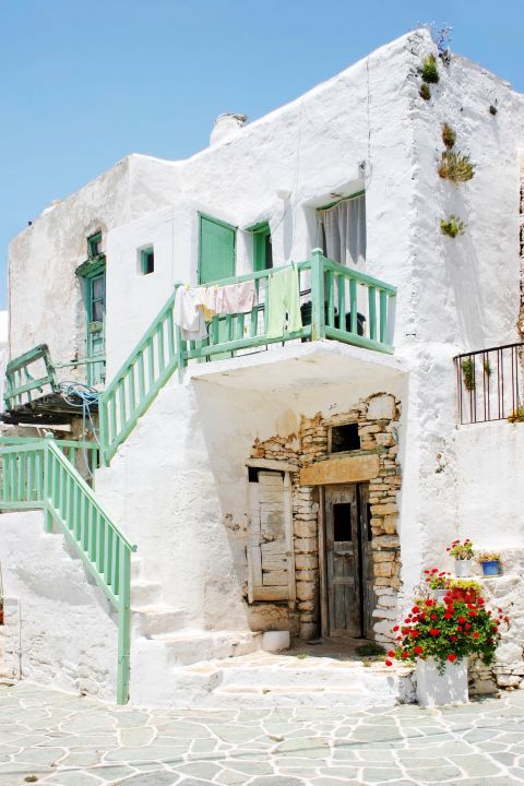 An old, Cycladic house