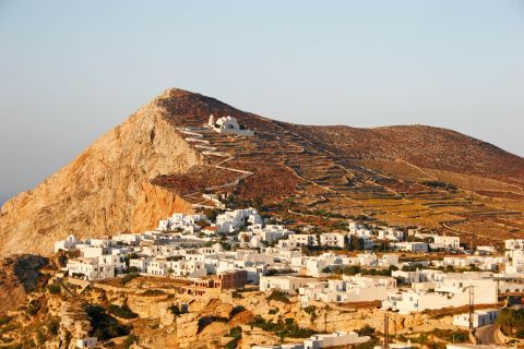 View of the Church of Panagia, overlooking Chora