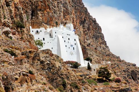 The Monastery of Hozoviotissa in Amorgos.