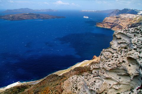 Endless blue, Santorini.