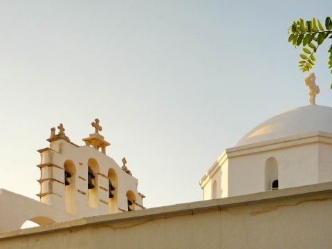 Church in Damarionas village, Naxos.