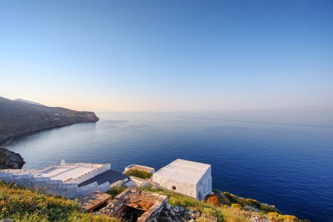Majestic sea view from the Castle of Sifnos.