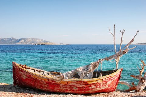 Fishing boat. Koufonisia, Cyclades.