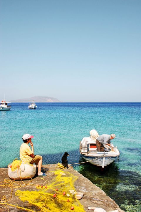 Most residents of Agia Theodoti are engaged in fishing.