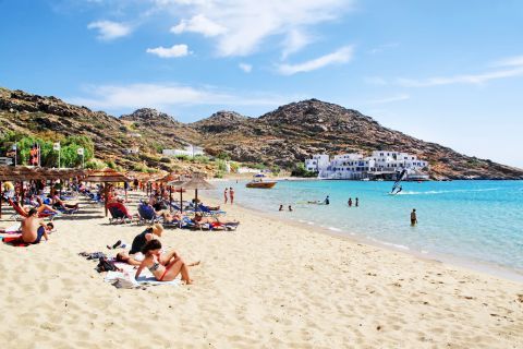 Mylopotas is one of the most frequented beaches in Ios.
