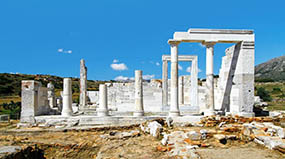 The temple of Demeter near the village of Sangri