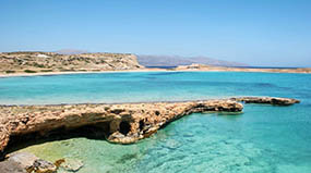The amazing crystal clear waters of Koufonisia Island
