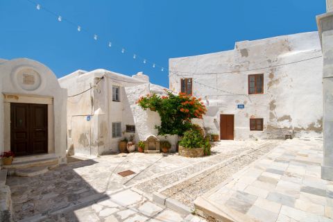 Whitewashed houses in Chora.