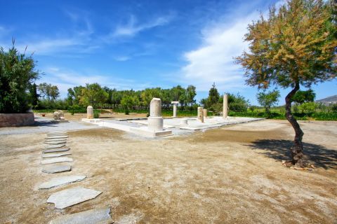 The Temple of Dionysus in Glinado village