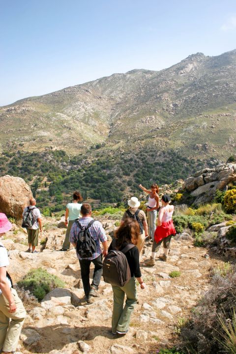 Exploring the beautiful land of Naxos island.