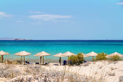 Plaka beach, Naxos.