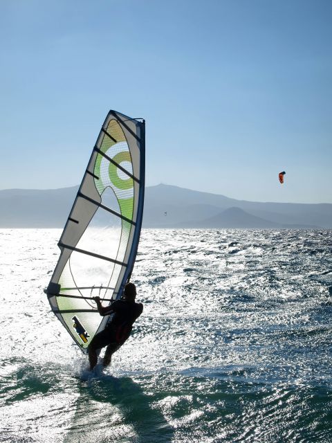 Windsurfing in Naxos