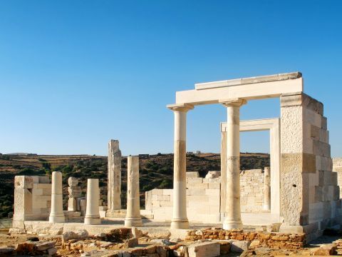 The Temple of Demeter in Naxos