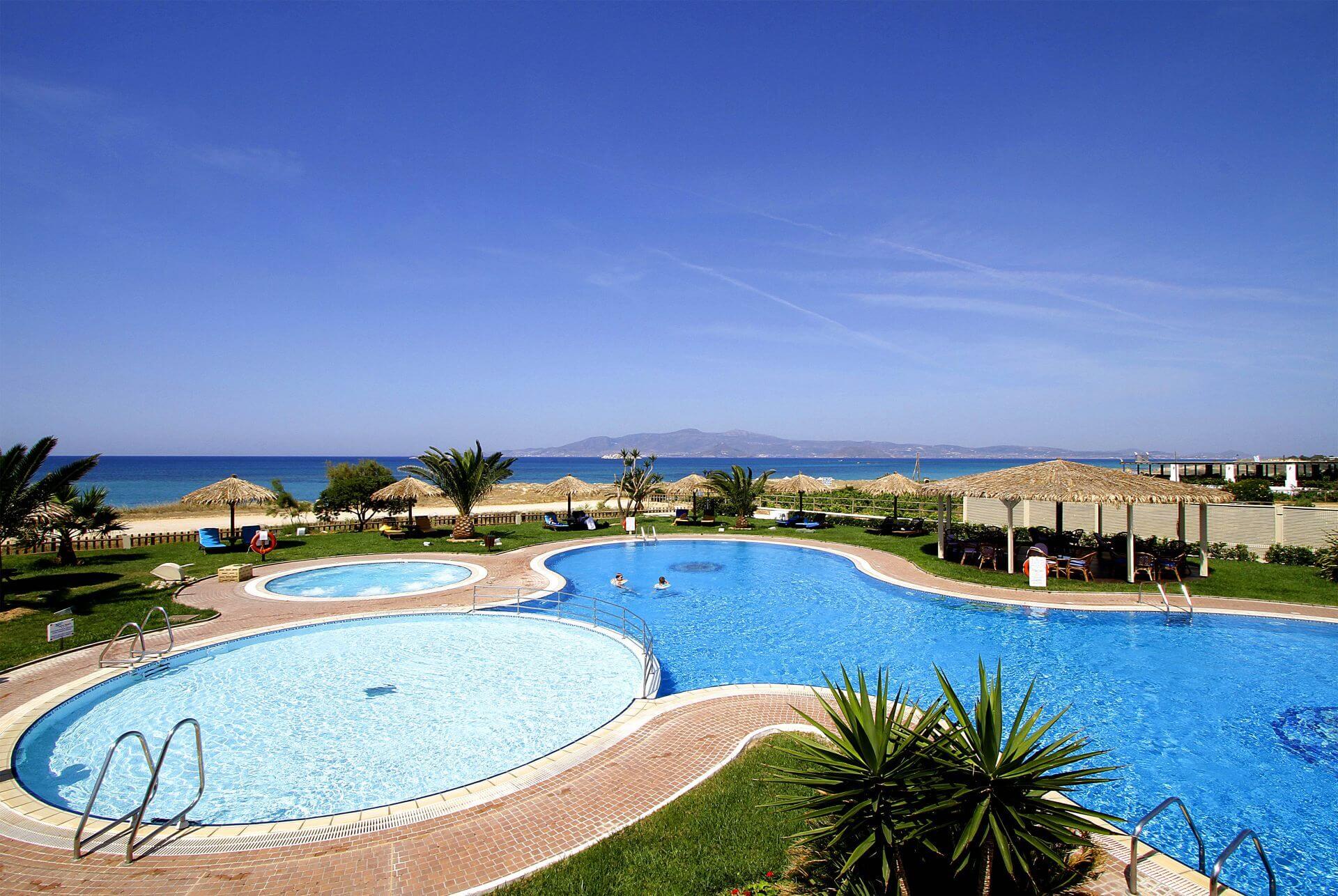 Plaza Beach hotel in Naxos, Plaka Beach