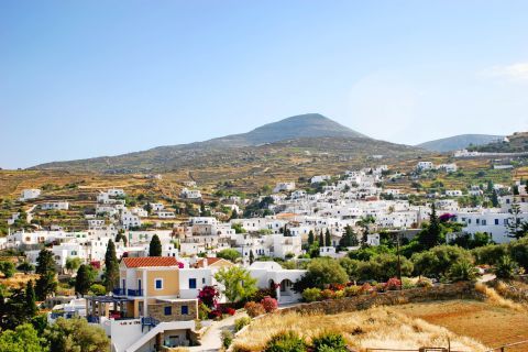 View of Lefkes village.