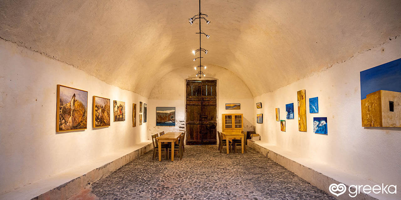 The old wine caves of Art Space converted is art spaces