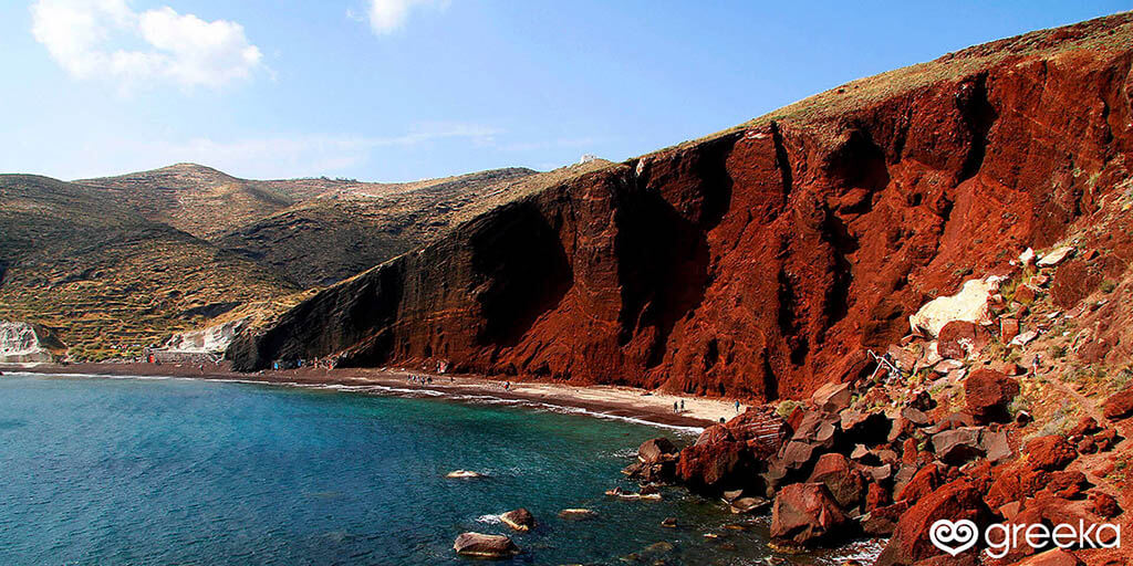 Red Beach, one of the best beaches